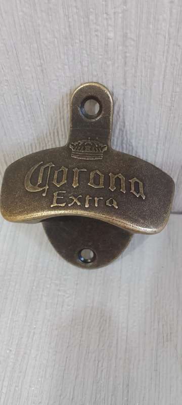 embossed corona brass opener